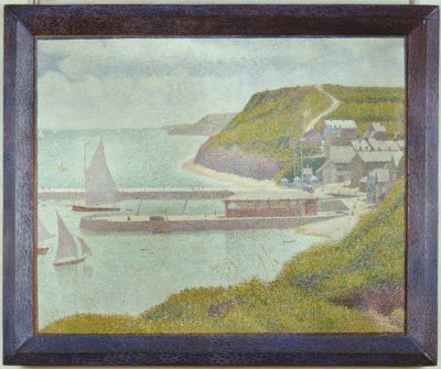 Porten-Bessin, puerto exterior, marea alta (Calvados) de Georges Seurat